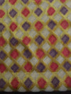Banarasee Salwar Kameez Kota Checks Hand-Painted Fabric With Dupatta-Beige