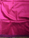 Banarasee Chanderi Cotton Salwar Kameez Fabric With Dupatta Zari Buta Design-Magenta