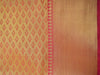 Banarasee Art Silk Saree with Zari Buti-Coral