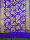 Banarasee Art Silk Salwar Kameez Fabric With Contrast Dupatta-Pink & Blue