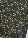 Banarasee Brocade Salwar Kameez Fabric With Art Silk Mirror-Work Dupatta-Black & Red
