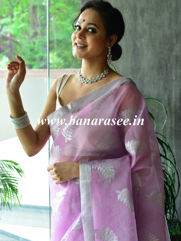 Silver Grey Banarasi Silk Saree with Gold and Silver Zari Weaves - Mirra  Clothing