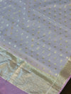 Banarasee Handloom Chanderi Cotton Zari Work Salwar Kameez Dupatta Set-Pink