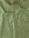 Banarasee Handwoven Polka Dot Semi Silk Saree-Light Green