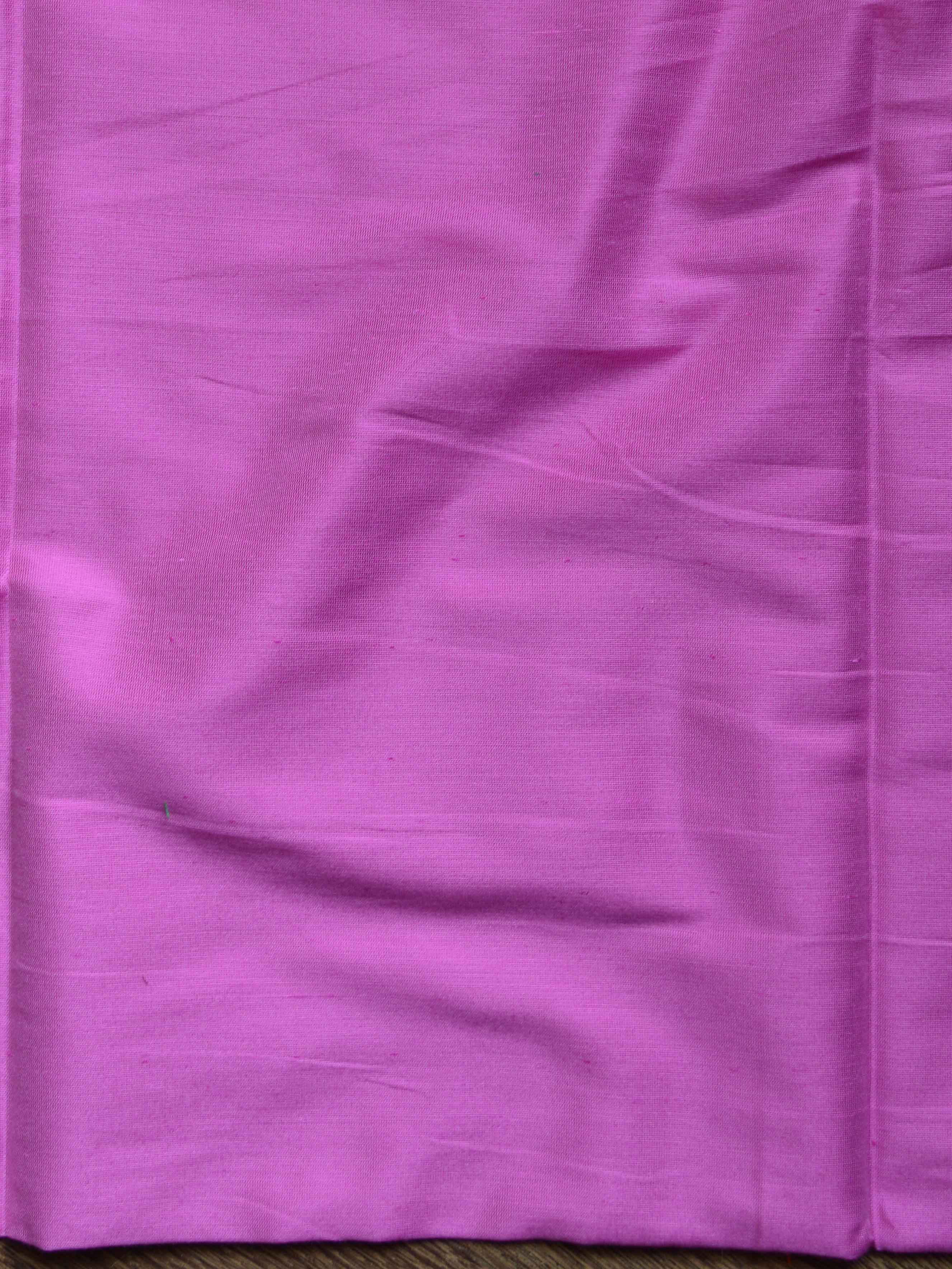 Banarasee Chanderi Cotton Salwar Kameez Fabric With Ghiccha Work-Pink