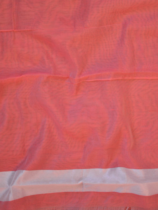 Banarasee Cotton Silk Jamdani Saree With Resham & Zari Design-Pink