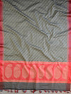 Banarasee Cotton Silk Saree With Tanchoi Resham Weaving-Grey