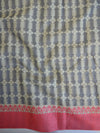 Banarasee Cotton Silk Saree With Tanchoi Resham Weaving-Grey