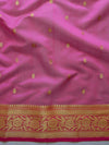 Banarasee Organza Mix Saree With Stripes Design & Zari Border-Green