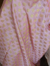 Banarasee Salwar Kameez Cotton Silk Gold Zari Buti Woven Fabric-Baby Pink