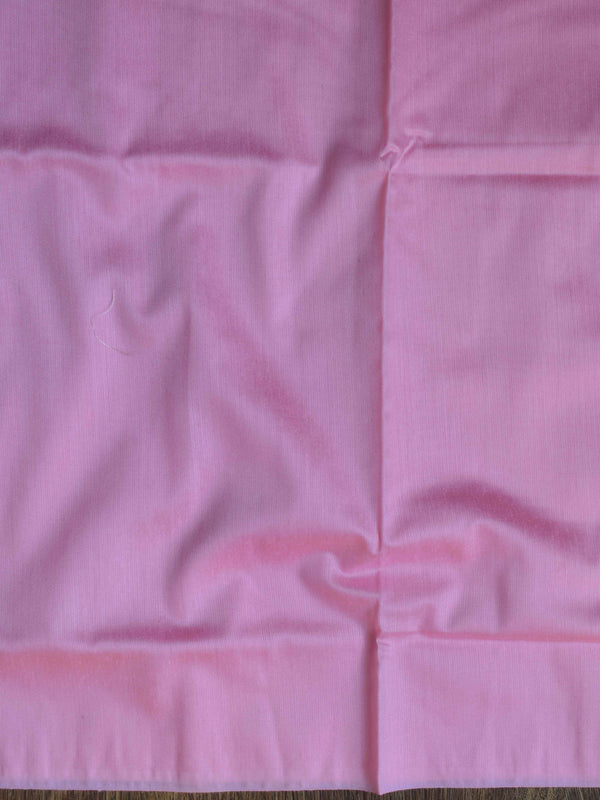 Banarasee Salwar Kameez Cotton Silk Gold Zari Buti Woven Fabric-Baby Pink