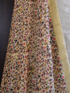 Banarasee Embroidered Linen Salwar Kameez With Dupatta-White