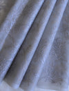 Banarasee Handwoven Organza Silk Embroidered Saree With Contrast Silk Cotton Blouse-Grey & Peach