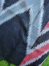 Bhagalpuri Ikkat Cotton Kameez With Dupatta & Bottom-Black