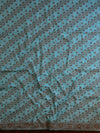 Banarasee Cotton Mix Ghichha Work Salwar Kameez Fabric With Dupatta-Blue & Peach