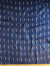 Bhagalpuri Pure Ikkat Kameez With Linen Cotton Shibori Dupatta-Blue