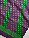 Banarasee Salwar Kameez Soft Cotton Resham Buti Fabric With Dupatta-Red & Violet