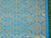 Banarasee Soft Silk Cotton Sari With Zari Border-Blue