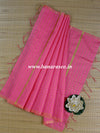 Banarasee Art Silk Checks Design Dupatta-Pink