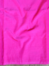 Banarasee Art Silk Salwar Kameez Fabric With Embroidered Chanderi Dupatta-Pink