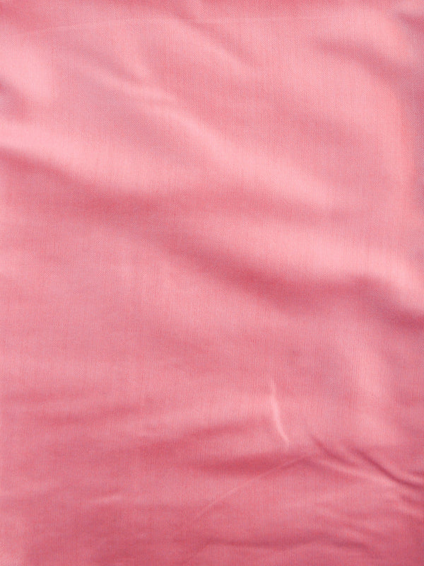 Banarasee Semi-Silk Salwar Kameez Fabric With Meena Design-Pink