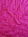Banarasee Handwoven Semi Silk Salwar Kameez Fabric & Contrast Dupatta-Red & Pink