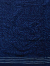 Pure Handloom Mul Cotton Bagru Block Print Gotapatti Suit Set-Blue
