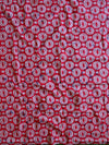 Handloom Mul Cotton Handblock Printed Salwar Kameez With Chiffon Dupatta-Red & Blue