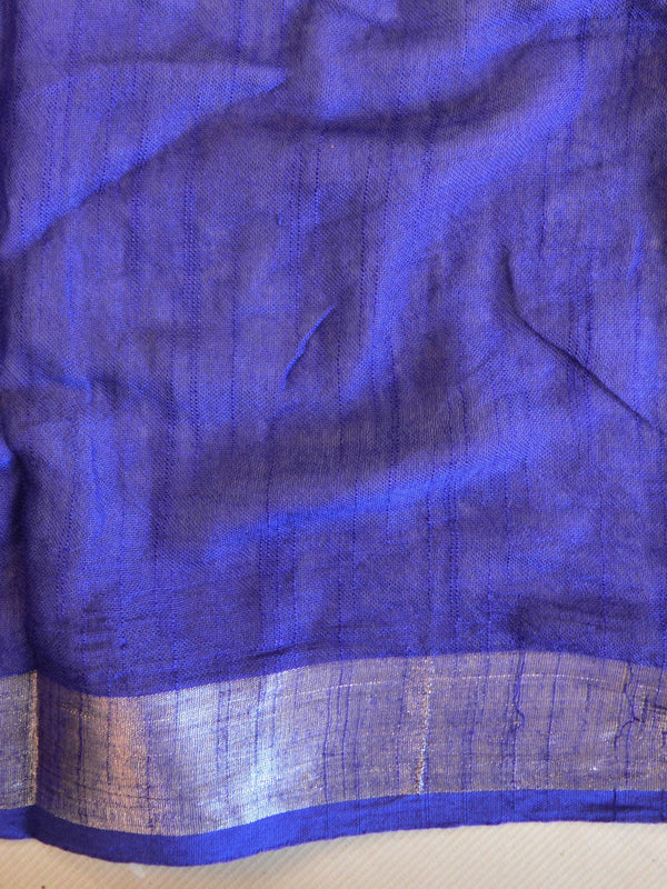 Banarasee Linen Cotton Shibori Dyed Saree-Multicolor