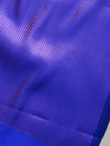 Banarasee Handwoven Semi Silk Saree With Copper Zari Buta Design-Royal Blue