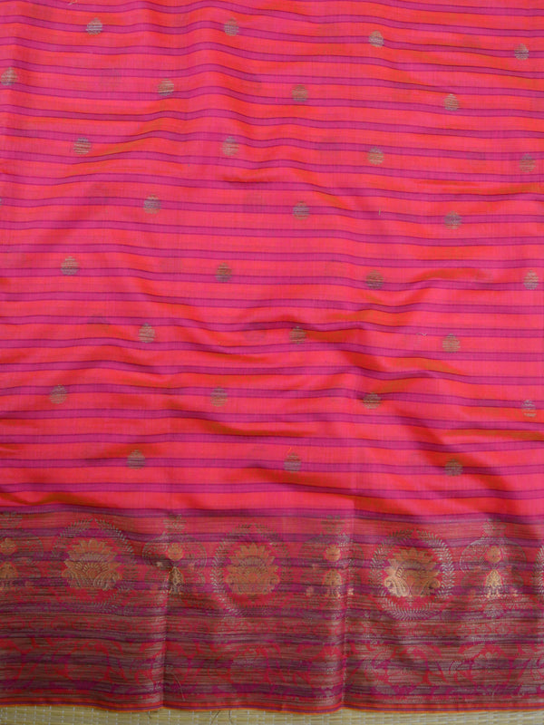 Banarasee Cotton Mix Ghichha Work Salwar Kameez Fabric With Dupatta-Pink