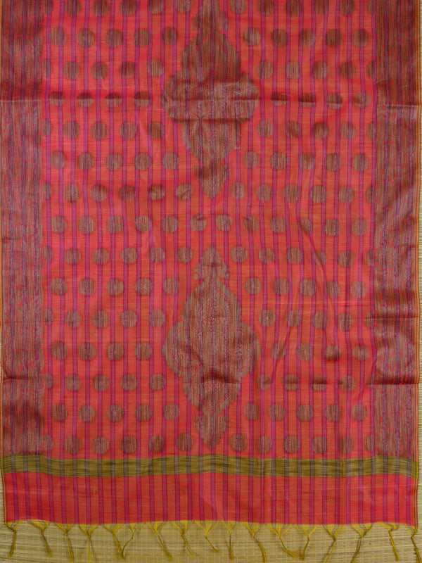 Banarasee Cotton Mix Ghichha Work Salwar Kameez Fabric With Dupatta-Pink