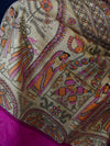 Pure Handloom Khadi Cotton Madhubani Print Salwar Kameez Dupatta Set-Beige