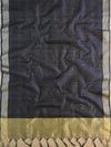Banarasee Cotton Silk Salwar Kameez Ghichha Leaf Buti Fabric & Dupatta-Pink & Black
