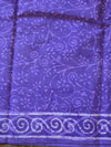 Banarasee Chanderi Salwar Kameez Fabric & Dupatta With Bagru Hand-Print-Violet