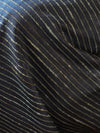 Bhagalpuri Silk Cotton Suit Set With Ghichha Jaal Kameez & Shibori Dupatta-Black