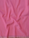 Banarasee Semi Silk Salwar Kameez Fabric With Hand-Painted Organza Dupatta-Pink