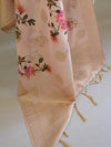 Banarasee Handloom Chanderi Cotton Salwar Kameez With Digital Print Dupatta-Pastel Pink