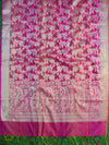 Banarasee Chanderi Cotton Salwar Kameez & Dupatta Set-Pink