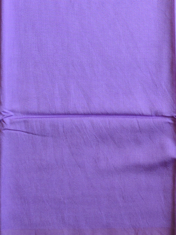 Banarasee Handloom Chanderi Silk Shibori Dyed Zari Work Salwar Kameez Dupatta Set-Lavender