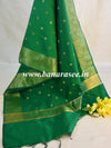 Banarasee Art Silk Buti Design Dupatta-Green
