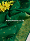 Banarasee Art Silk Buti Design Dupatta-Green