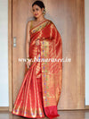 Banarasee Art Silk Saree With Zari Buta & Border-Maroon