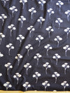 Handloom Mul Cotton Kameez & Bottom Set-Black & White