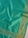 Banarasee Art Silk Buti Design Dupatta-Pastel Blue