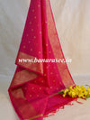 Banarasee Art Silk Buti Design Dupatta-Pink