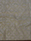 Banarasee Handwoven Silk Cotton Unstitched Lehenga Dupatta & Blouse Fabric-Multicolor