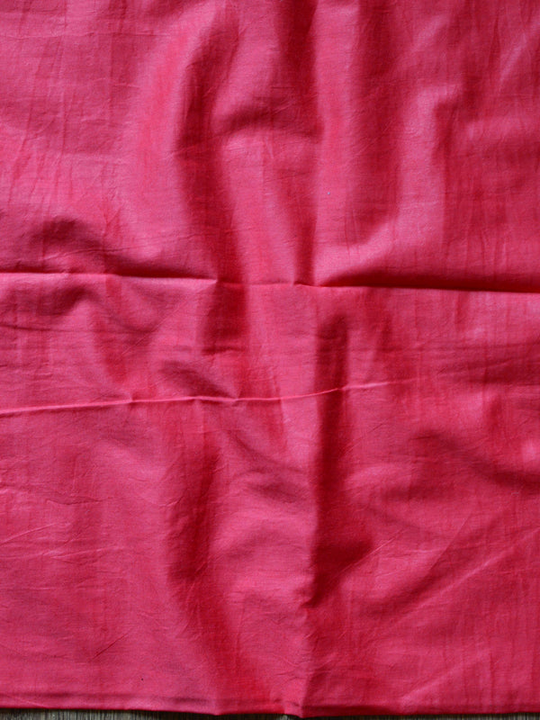 Banarasee Salwar Kameez Glossy Semi Silk Fabric With Zari Jaal Design-Orange & Pink