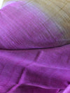 Bhagalpuri Jute Silk Cotton Suit Set With Shaded Dupatta & Kameez-Yellow & Pink