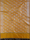 Banarasee Chanderi Salwar Kameez Fabric & Dupatta With Silver Zari-Blue & Yellow